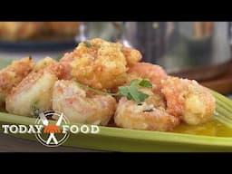 Fried shrimp with honey lemon pepper sauce: Get the recipe!