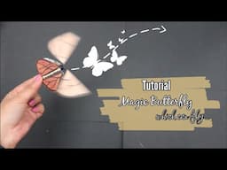 Flying Butterfly using paper | Tutorial | Easy how to | Aola DIY