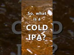 What Is Cold IPA? #shorts