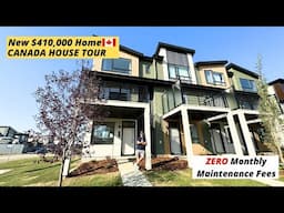 Inside a $410,000 Modern Townhouse| Life In Canada| Canadian Home| Zero Maintenance Fees Townhome