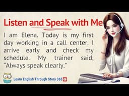 My First Day in a Call Center | Learn English Through Story Level 3 | Graded Reader