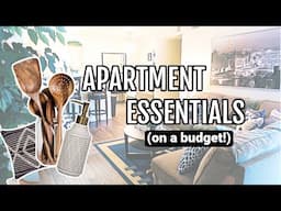 Apartment Essentials/Must-Haves (on a BUDGET!)⎜The ULTIMATE Checklist