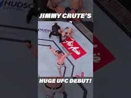 Jimmy Crute's HUGE UFC Debut!! #mma #shorts