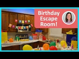 DIY Birthday Escape Room! (Best Birthday Party Games for Kids and Teens!)