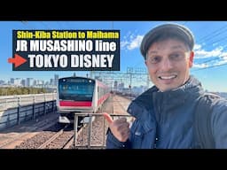 Tokyo Disneyland JR Train from Shin-Kiba | Musashino Line to Maihama