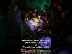 Hardcore shop-gear 2H Ranged Purifier vs Theodin Marcel - grimdawn #shorts