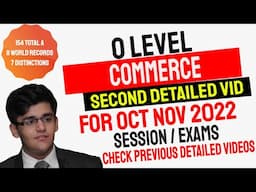 O Level Commerce Detailed