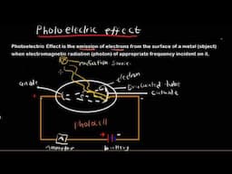 Photoelectric Effect - (Using Photocell to demonstrate Photoelectron Emission)