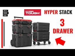 $39 3 Drawer Hyper Tough Hyper Stack 3 Drawer Tool Storage Box