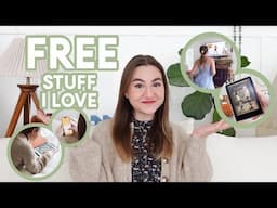 NO SPEND FAVORITES | free things that will improve your life