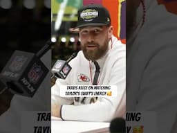 Travis Kelce on matching Taylor Swift’s energy 🥰☺️ #taylorswift #traviskelce