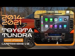 Cartrimhome C12 14.6 inch Radio for 14-21 Tundra- Short Term Review