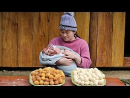 How To Make French Fries - Ly Thi Ca, Bella & Maya Work Together In The Garden