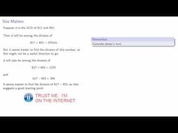 Creating the Euclidean Algorithm