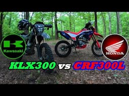 2024 Honda CRF300L vs Kawasaki KLX300! Dual Sport Trail Comparison