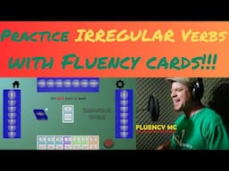 Fluency Cards to practice irregular verbs!