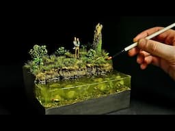 I made a "Riverside Walks" Diorama! - Crafting For Hope