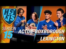 Trivia Dynamites! | Acton-Boxborough vs Lexington | Semifinal Match 2 | SEASON 15