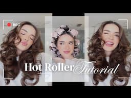 Hot roller hair tutorial