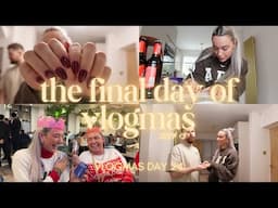 the FINAL day of vlogmas 2024 🥹🫶🏼🎅🏼 | secret Santa with my siblings, family meal & nail day!!❤️