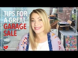 Tips for a Great Garage Sale | Eden from Millennial Moms