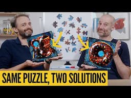 How can a jigsaw have two distinct solutions?