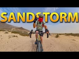 Sandstorm gravel on Lanzarote