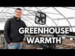 Our Crazy Plan to Heat The Greenhouse in WINTER!