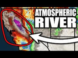 🔴BREAKING: STRONG ATMOSPHERIC RIVER To SLAM California...