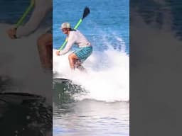 SUP Surfing Fun in Costa Rica at Blue Zone SUP Surf Retreat #paddlesurf #standuppaddle