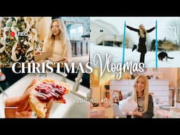 It's Vlogmas! 🎁🎄❄️♥️   || VLOG 40 || Christmas Cookies, Sledding, The Symphony & Gift Wrapping!