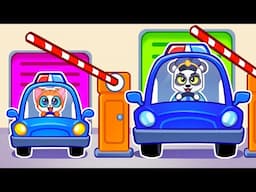 Kid's Driving Center | Jobs and Careers Pretend Play | Safety Tips | Animated Stories | Purr-Purr