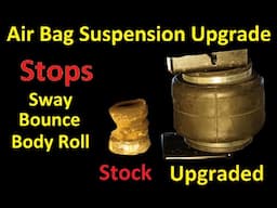 STOP TRUCK FROM SAGGING ~ AIR BAGS / SPRINGS FOR TOWING ~ IMPROVE RIDE & SUSPENSION TRUCK & SUV