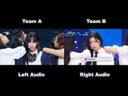 tripleS - Girls Never Die Comparison (Team A vs Team B)