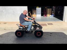 Quad moto cuatro ruedas gasolina de 125cc