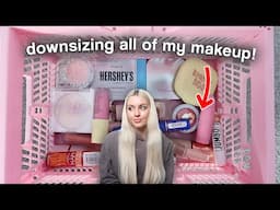 decluttering my makeup collection