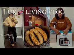 UK 🇬🇧 LIVING #21 | Days in my life as a new mom on maternity leave Ft. Shopping, unboxing, cooking