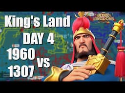 King's Land day 4 [1960 vs 1307] - Best King's Land fight so far in Rise of Kingdoms