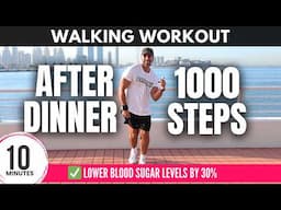 After Dinner Walk at Home | Reduce Blood Sugar by 30%