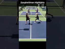 Turning Defense to Offense -#seniorpickleball  #pickleballplayers  #highlights #pickleball