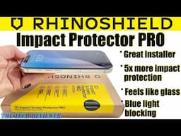 RHINOSHIELD Impact Protector PRO for iPhone 16 Pro: Upgraded Installer & Even More Impact Protection