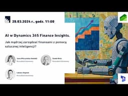 AI w Dynamics 365 Finance Insights