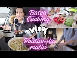 VLOG : Motivation ménage et batch cooking improvisé.