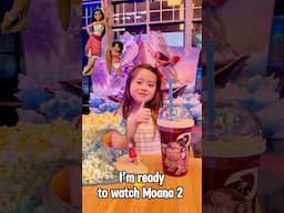 🍿Delilah go to the theater to watch Disney Moana 2 ✨ #moana2 #new #kids