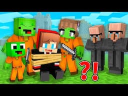 Why Mikey FAMILY Kidnapped PRESIDENT JJ in Minecraft ? - Maizen