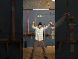 INSANE 10 Foot Bow #archery #diy #science