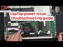 Steps to diagnose a laptop power issue with no schematic - Hp laptop no power, troubleshooting guide