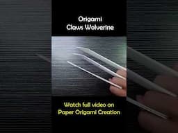 How To Make Origami Wolverine Claws | Paper Claws Wolverine