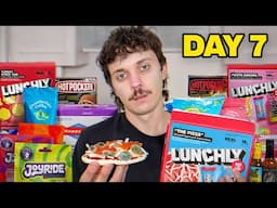 I Ate Only YouTuber Food Products for 1 Week