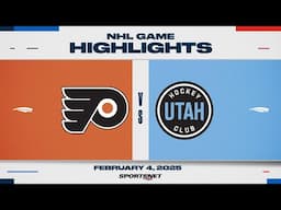 NHL Highlights | Flyers vs. Utah HC - February 4, 2025